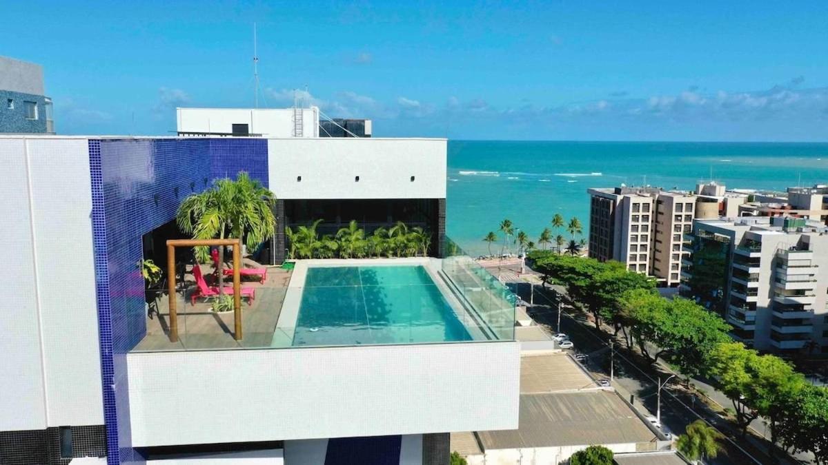 Edificio Sky Concept - Apt 1003 - Quarto E Sala Com Ar Condicionado, Piscina, Academia, Area Kids, Proximo A Praias Turisticas E Bares Badalados Maceió 외부 사진